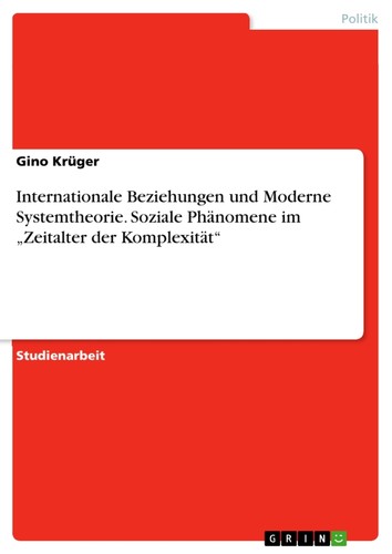 Internationale beziehungen und - internationale,