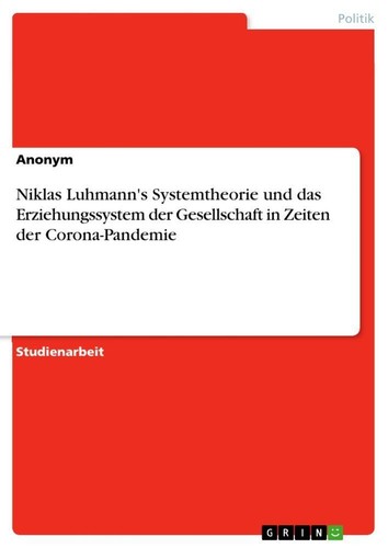 Niklas luhmann systemtheorie - niklas, luhmann's
