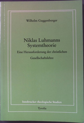 Niklas luhmanns systemtheorie - niklas,
