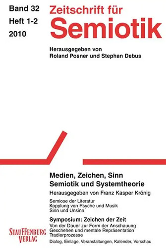 Zeitschrift für semiotik - für, /