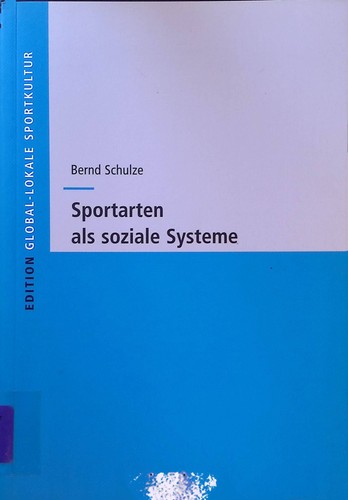 Sportarten als soziale systeme - als,