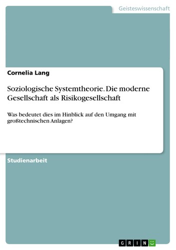 Soziologische systemtheorie - soziologische,