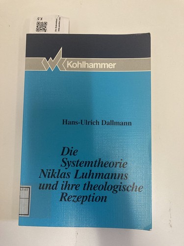 Die systemtheorie niklas - die,